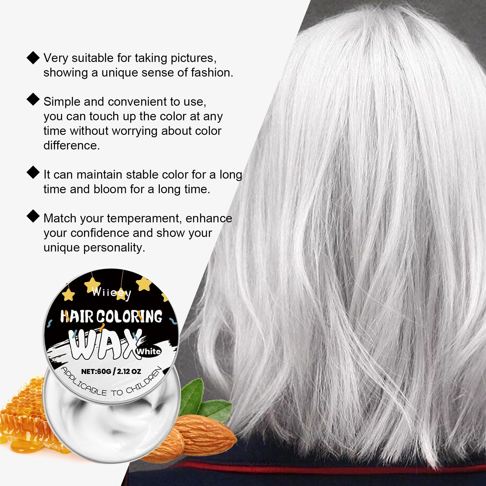 Easy To Color Clean Natural Lasting Children Beauty Pomade